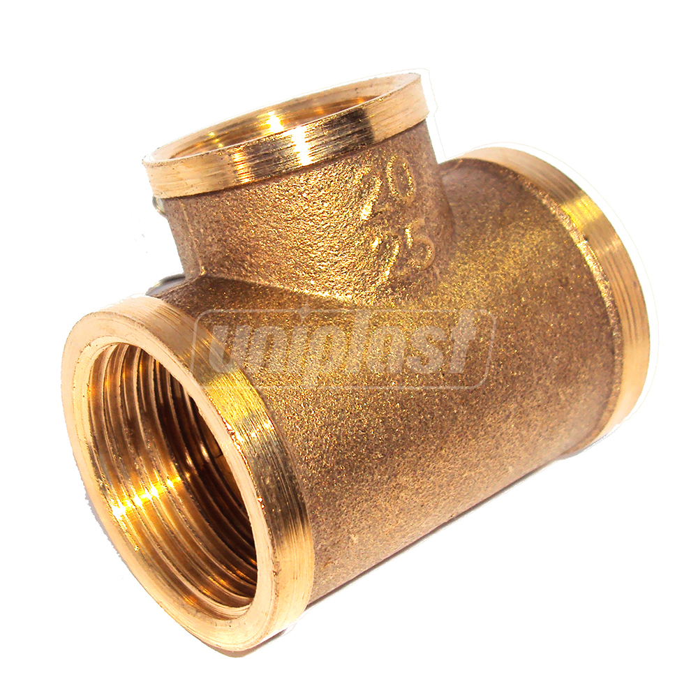 Тройник переходной D. 1" x 3/4" М бронзовый HY