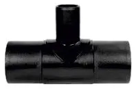 Teu cu trecere D.200 x 160/90° PE100 SDR11 PEHD/PN16 +GF+