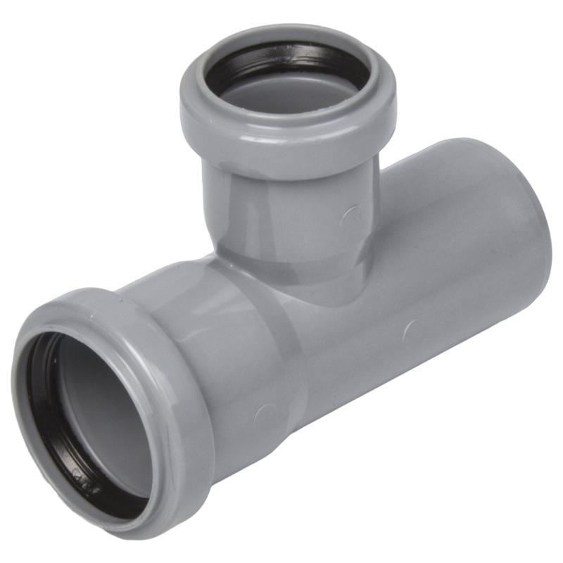 Ramificatie PP D. 40 x 40 / 90° (gri) TP/PS