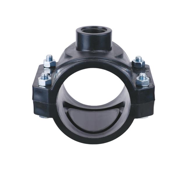 Piesa bransare  D. 90 x 1.1/4" / 6 K cu inel inox, 4 prinderi