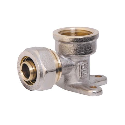 Угол настенный D. 20 x 1/2" М металлопласт  KTM