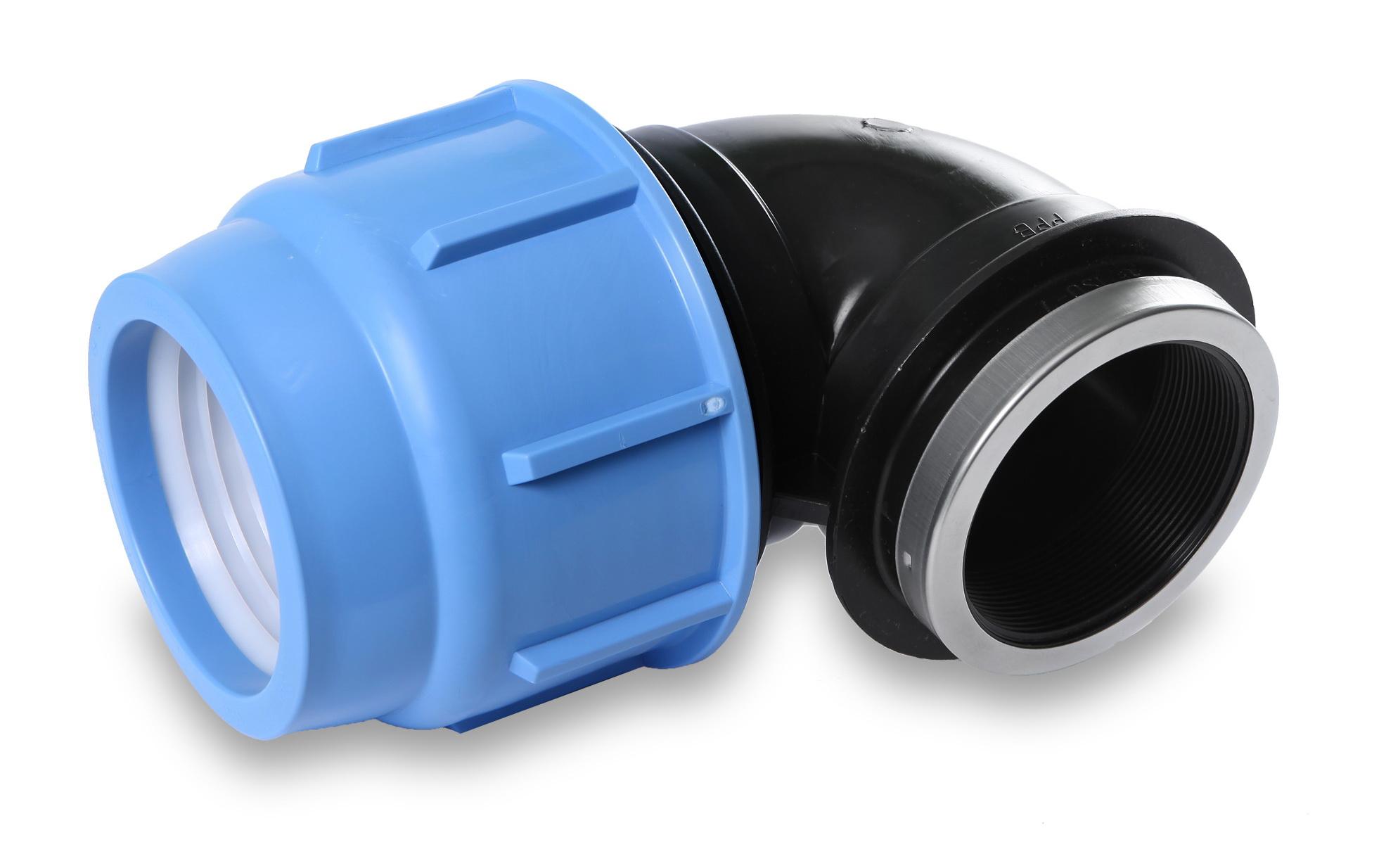 Угольник зажимной D. 40 x 1.1/2" Мама / 16 A SAB