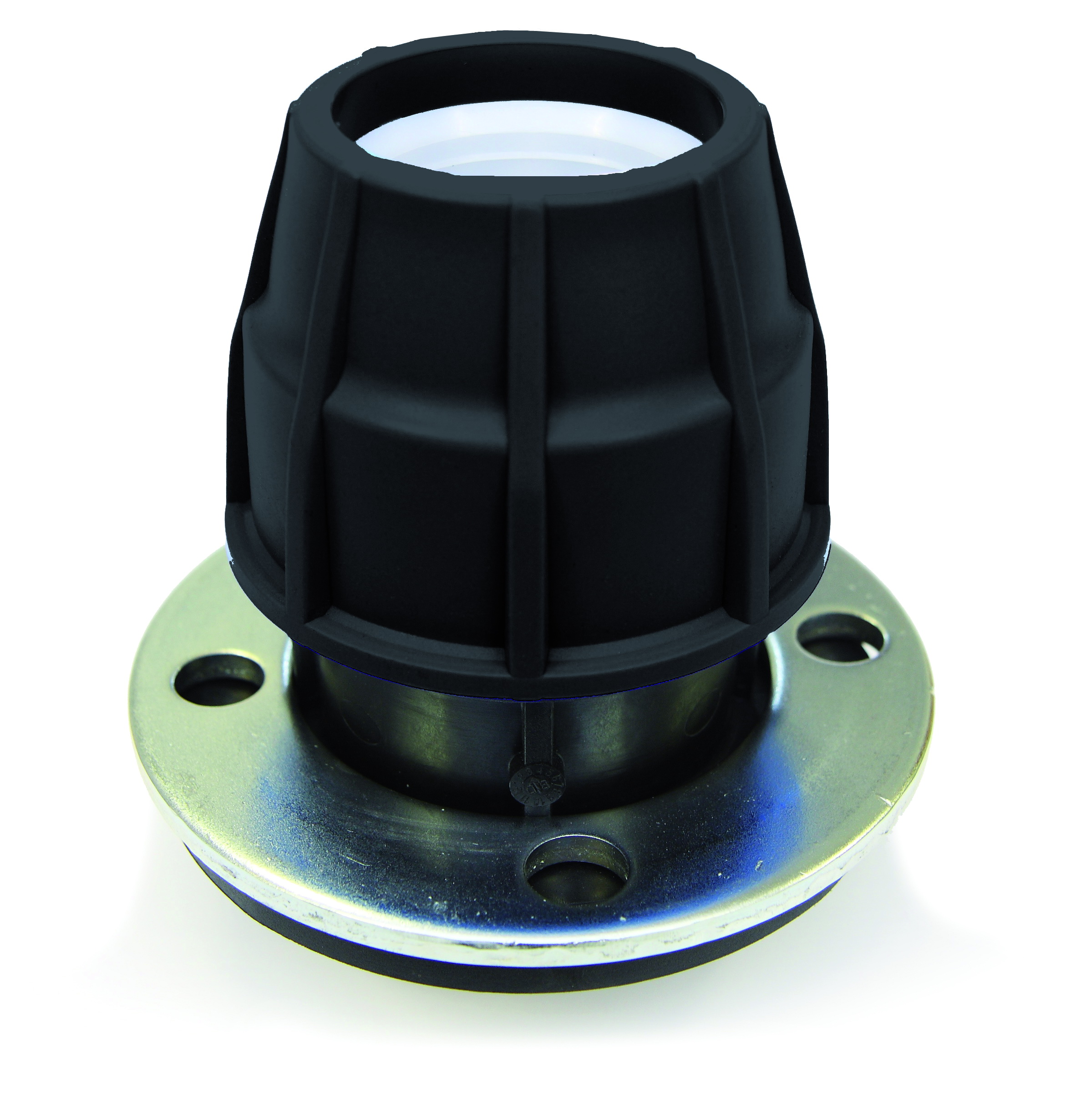 Adaptor compresiune cu flansa D. 75 x 3" / 10 A (flansa 8 gauri)  SAB