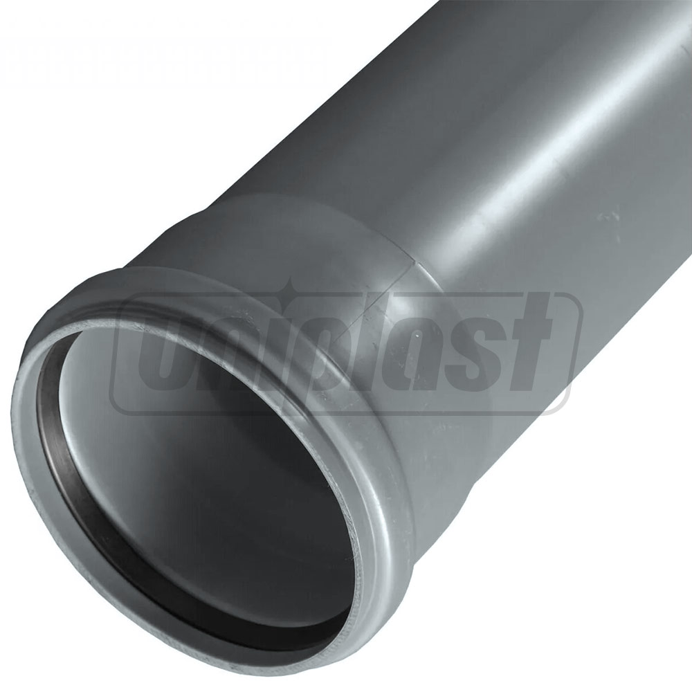 Teava PP D.110 L=4 m / 2.2 mm (gri inchisa)  UNIPLAST