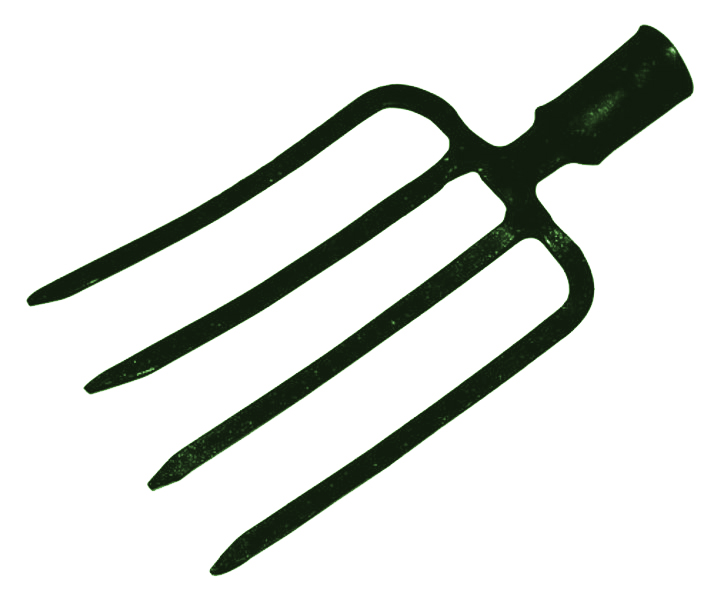 Вилы 4-х рогие литые RTOH (зелeные)