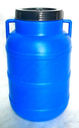 Bidon plastic cu capac 30 L (albastru) H=0.43 m/W=0.33 m