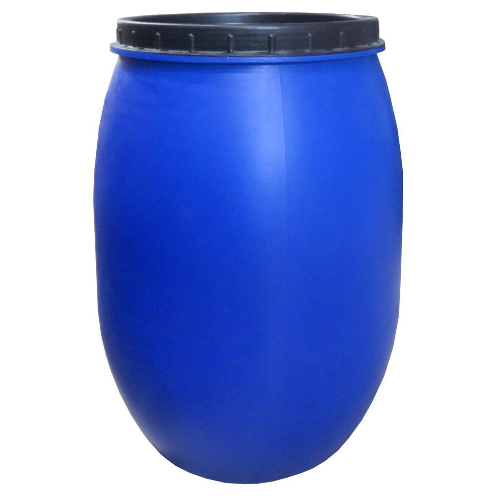 Bidon plastic cu capac 300 L (albastru) H=1.16 m/W=0.59 m