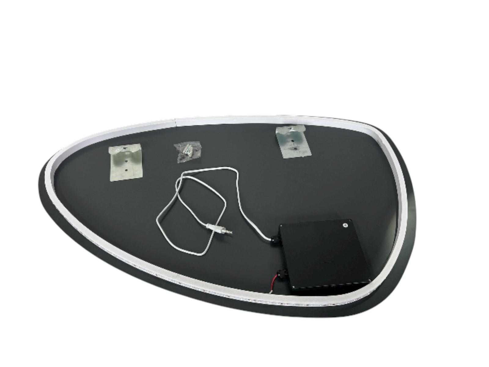 Oglinda pentru baie LED 6000K (oval freeform) 90 x 60 cm IP44  UNIPLAST