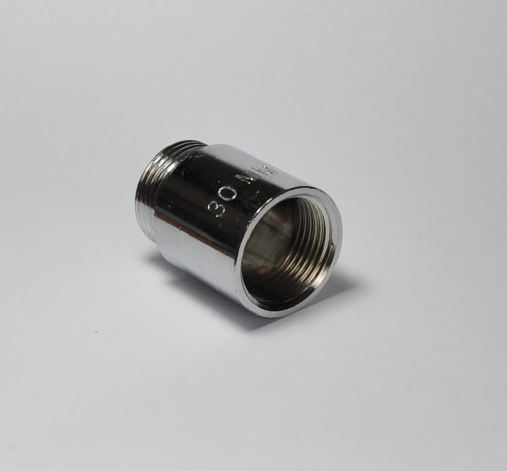 Переход D. 3/4" П/М удлинитель бронзовый 30 мм никилерованный