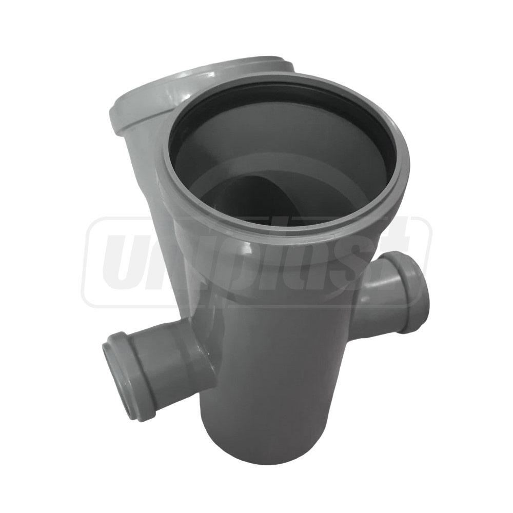 Ramificatie colt dubla PP D.110 x 110 / 45° x 50 x 50 / 90° bidirectionala  SVK