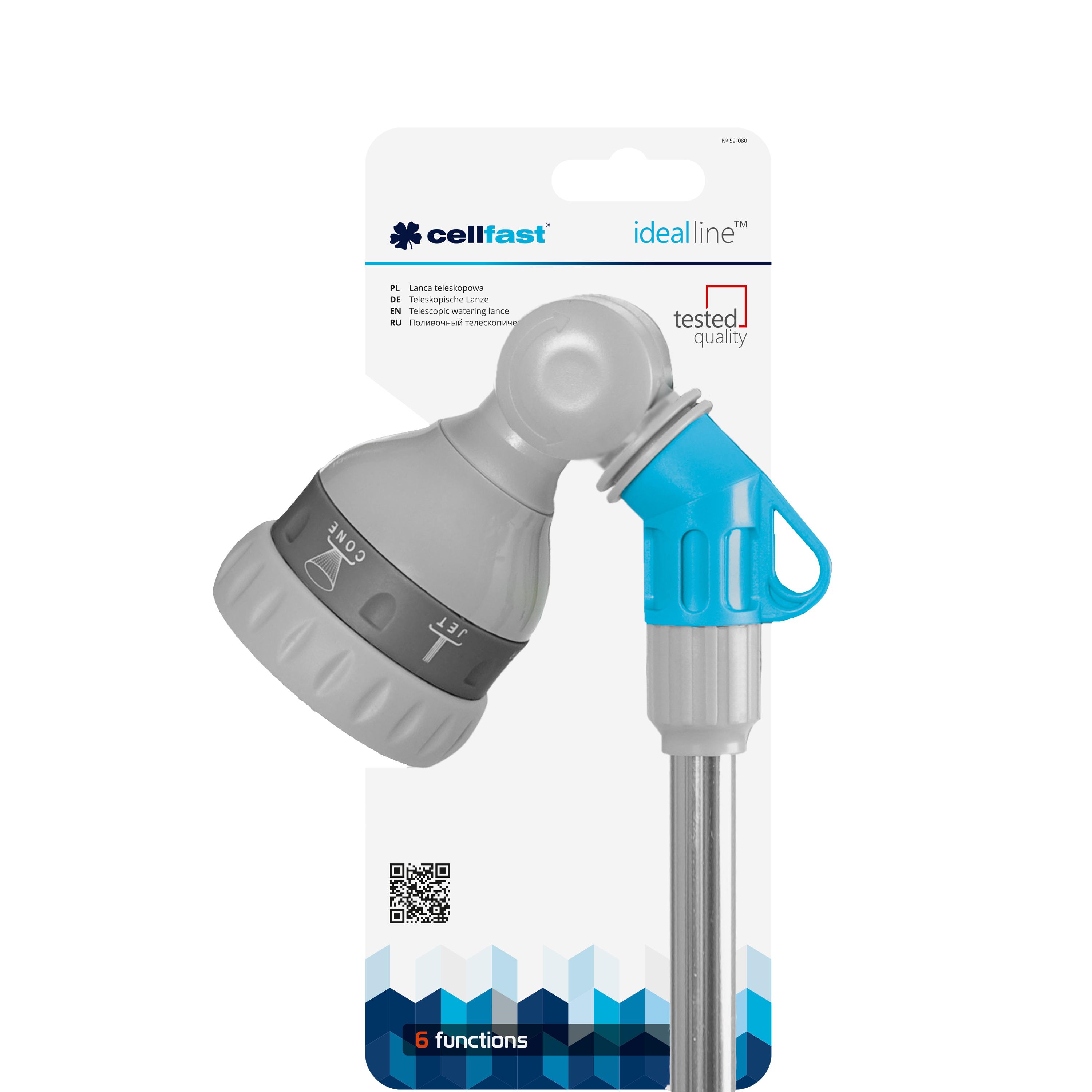 Поливочный телескопический ороситель 6-функциональный  CELLFAST