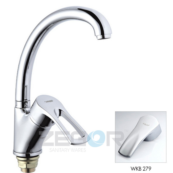 Baterie bucatarie DYU A279 (DYU4) cu piulita (alama) TROYA  ZEGOR