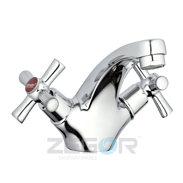 Смеситель для умывальника JAF A722 (DMT1) на шпильке, букса  ZEGOR