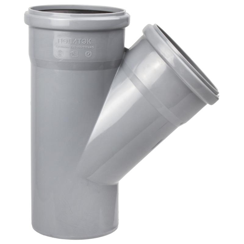 Тройник ПП D.110 x 110 / 45° TP GP/SC