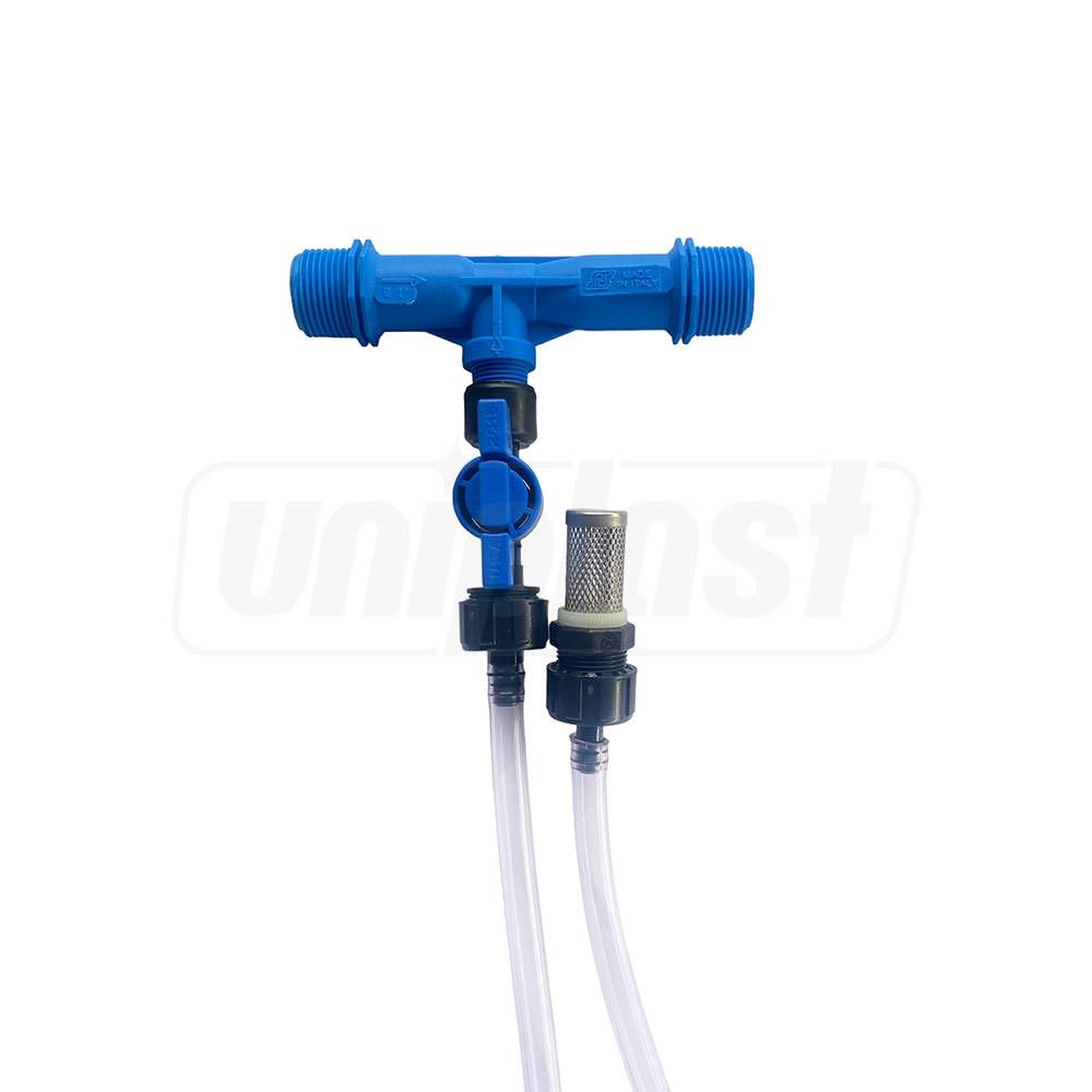 Injector D. 1" Alfa Venturi pentru chim lichide (set)  PLASTICA ALFA