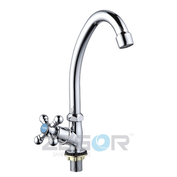 Baterie bucatarie apa rece TZF A652 (DMX14) (3 buc.) cu piulita, bucsa ZEGOR