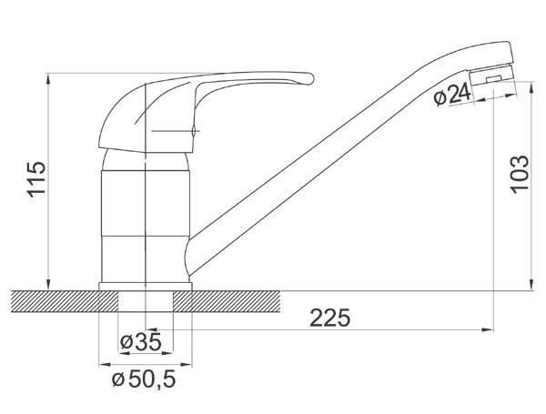 Смеситель для кухни BVA4 FERRO