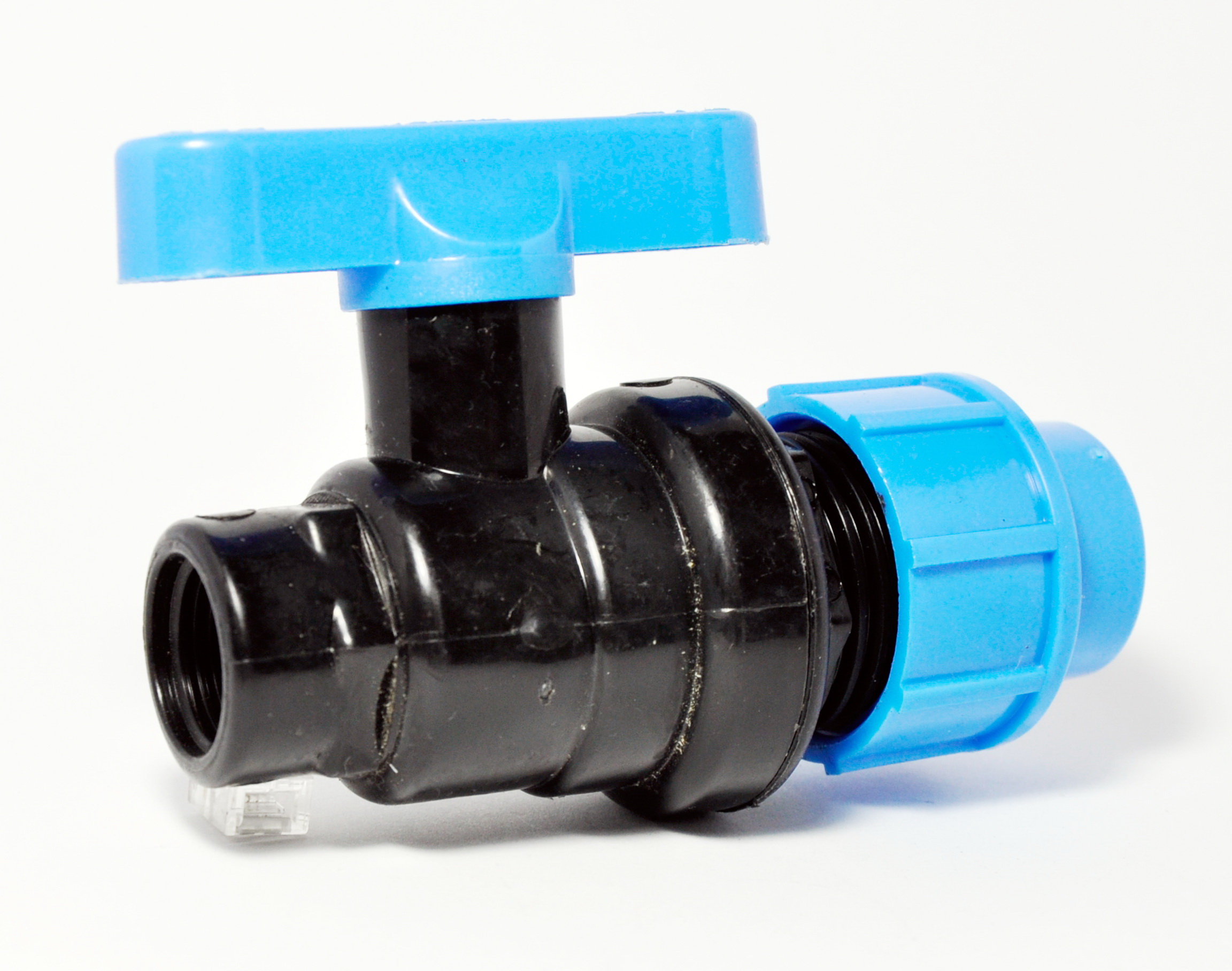 Кран шаровый зажимной ПП D. 25 x 3/4" Мама / 6 K