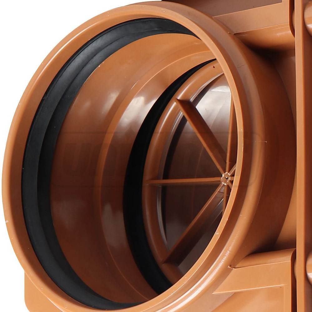 Обратный клапан D.200 ПВХ (заслонка из нержавеющей стали) KGSZ  TERAPLAST