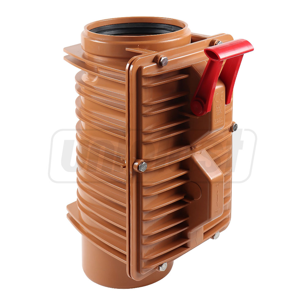 Обратный клапан D.200 ПВХ (заслонка из нержавеющей стали) KGSZ  TERAPLAST