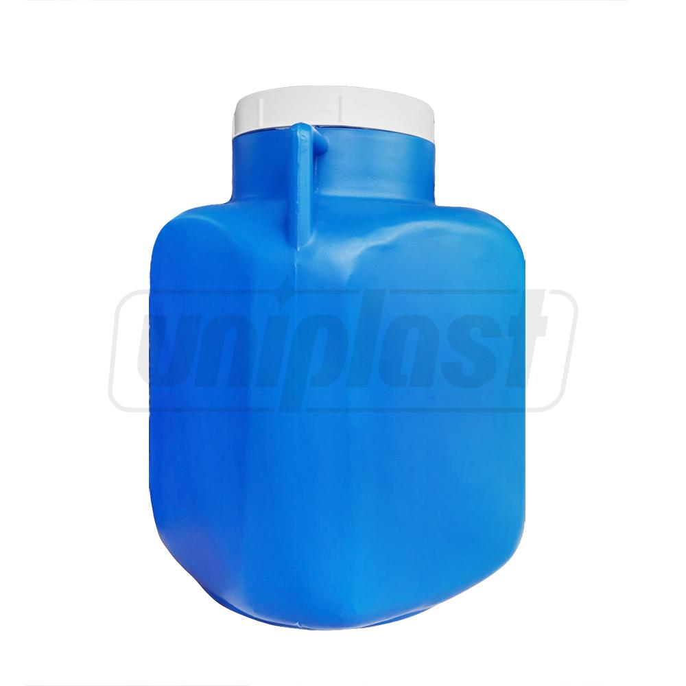 Bidon plastic cu capac 20 L (albastru) H=0.38 m/W=0.26 m