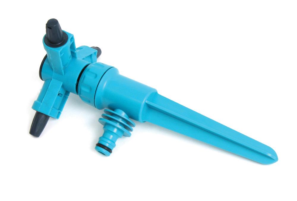 Aspersor rotativ cu 3 brate, cu tarus, 12 duze, R=4.5-6 m, S=100-150 m², PN6 TWISTER SZ  CELLFAST