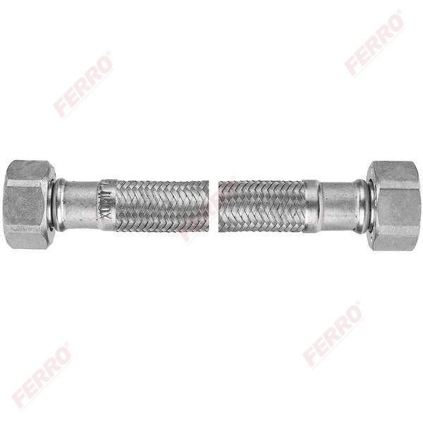 Шланг для воды гибкий L=0.8 м D. 1/2" М/М PWS7  FERRO