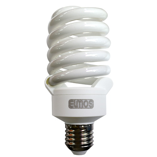 Лампочка энергосберегающая спираль 35W E27 6500K MW  ELMOS