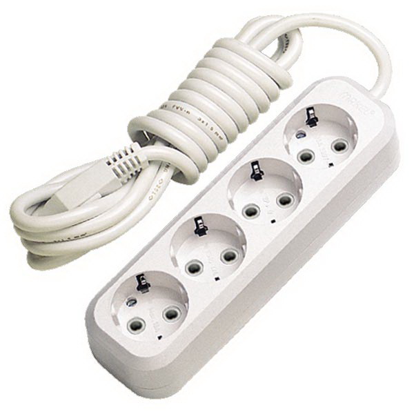 Prelungitor 4 locuri cu pamintare 5m 16A 250V (24/12 buc.)  MAKEL
