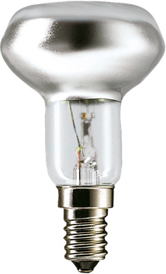 Лампа рефлекс. PHILIPS NR50 REFL 30 D E14 40W 230V CL
