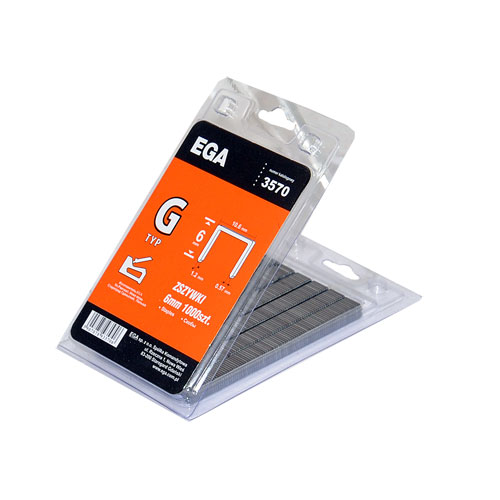 Скобы для степлера  6 мм (1000 шт.)