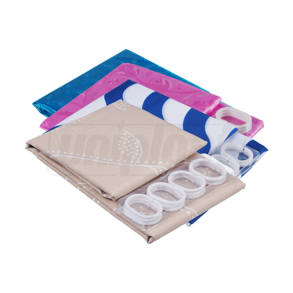 Штора полиэстер (1.8 м x 1.8 м) в ассортименте (11174)