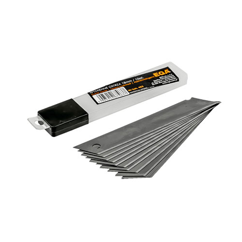 Lame de rezerva pentru cutter 18 mm (10 buc.)