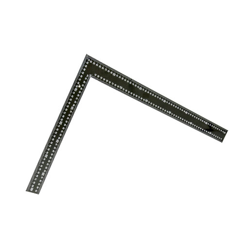 Угольник столярный 400 x 600 мм (черный) (857)