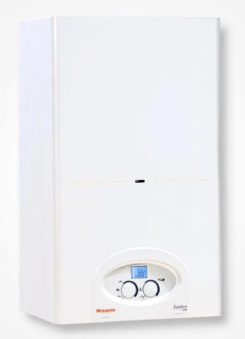 Centrala termica MAKTEK EPSILON 24 kW cu cos de fum (HONEYWELL CONTROL BOARD + HONEYWELL GAS VALVE)