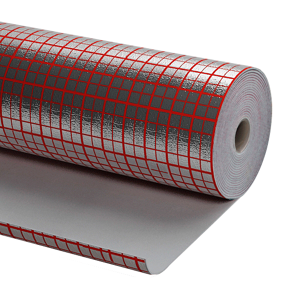 Izolare pentru podea s=2 mm + strat AL (1x100 m) MIELTERM FP