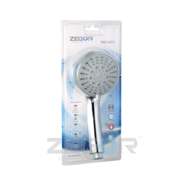 Душевая насадка ZEGOR WKY-6003