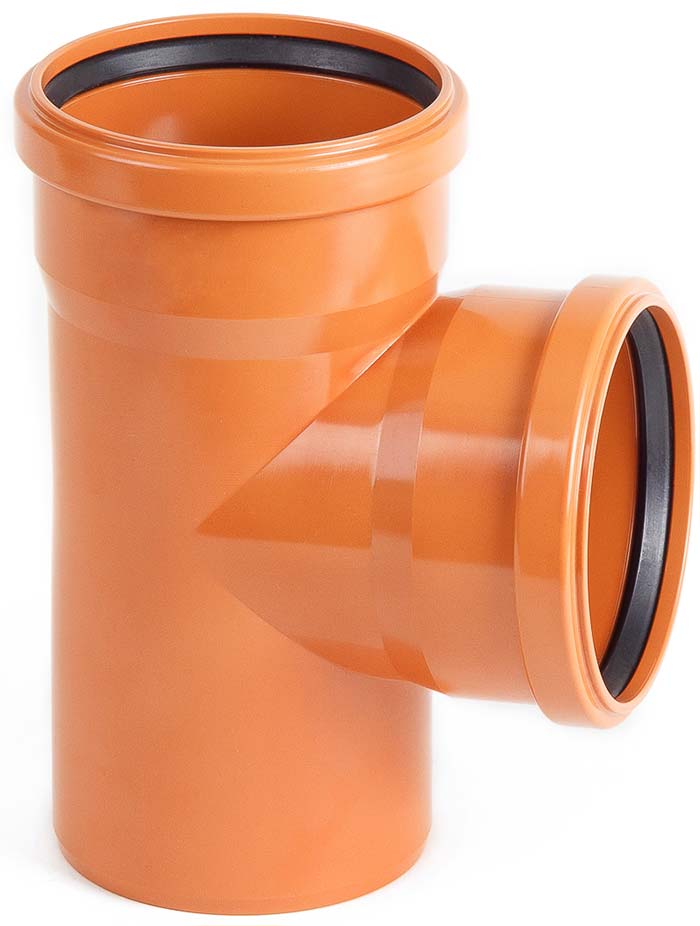 Тройник ПВХ D.200 x 200 / 90° (наружный) EL