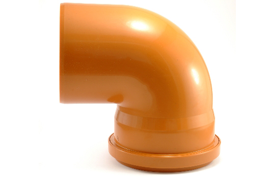 Отвод ПВХ D.250 / 90° (наружный) EL