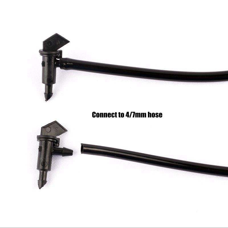 Капельница-флажок D. 1/4" 4 LPH, 0.8-1.0 bar (черный)  UNITAPE