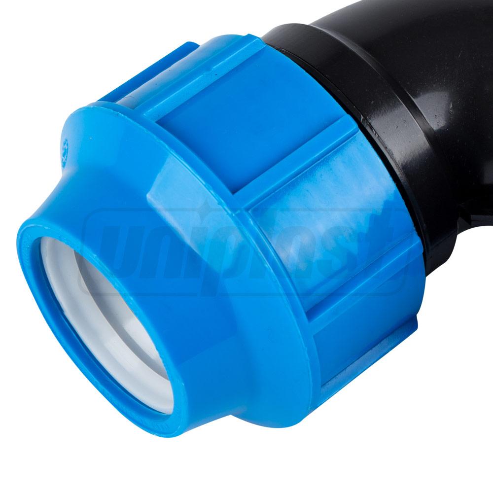 Угольник зажимной с переходом D. 40 x 32 / T  UNISERA