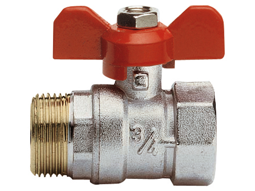 Robinet bila D.  1/2" FE/FI fluture GR HS cu gaura pentru sigiliu