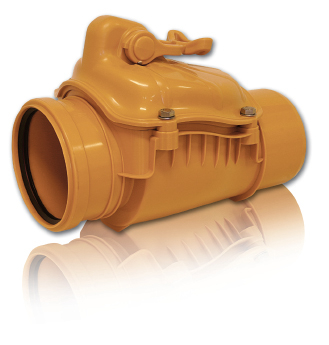 Clapeta de sens unic D. 50 PVC (clapeta din inox)  BTH