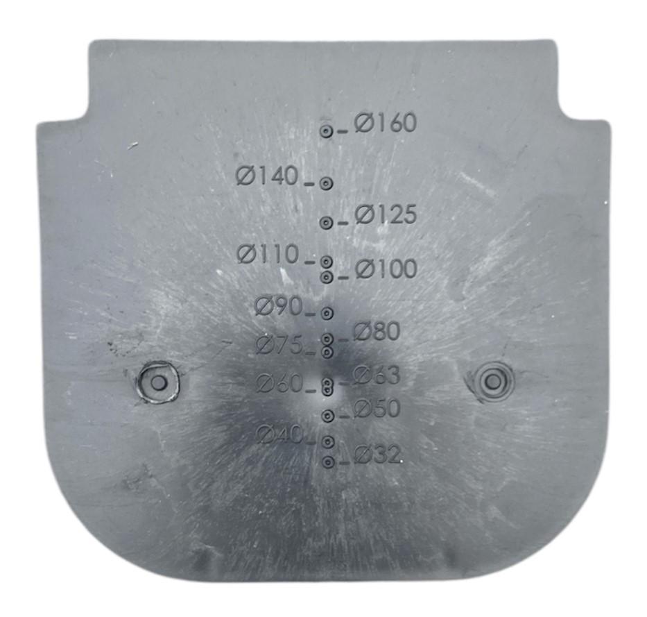 Dop pentru rigola PP D.100 H=100 mm (5007 1010)  SAB