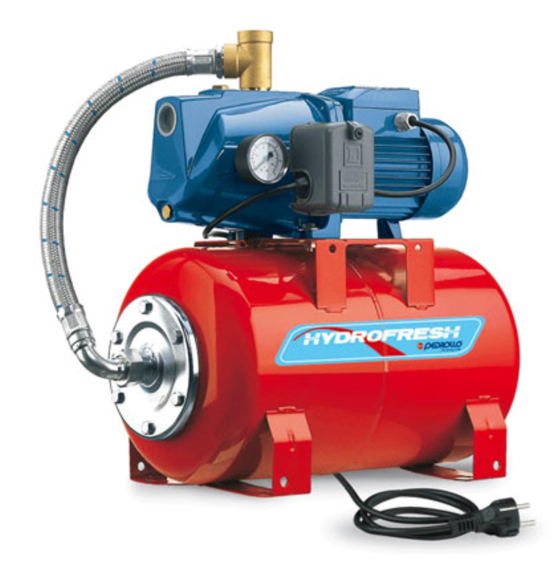 Hidrofor H=8 m; 0.37 kW / 24 L Hydrofresh PKm60/24CL + protectie HPK60FSG PEDROLLO
