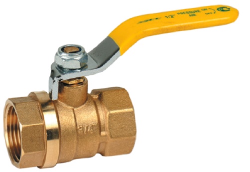 Кран шаровый D. 3/4" М/М "GAZ" PN25 полнопроходной HY