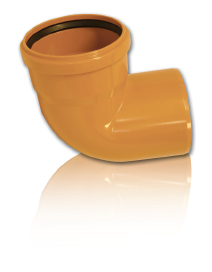 Отвод ПВХ D.200 / 90° (наружный) EL