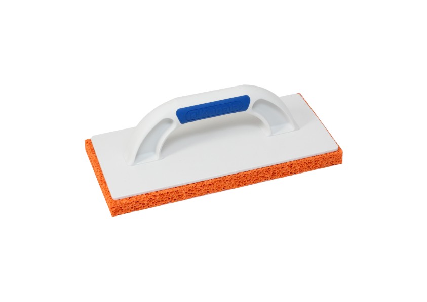 Терка пластиковая с резиновой губкой 140 x 280 мм G-17 (0386k)