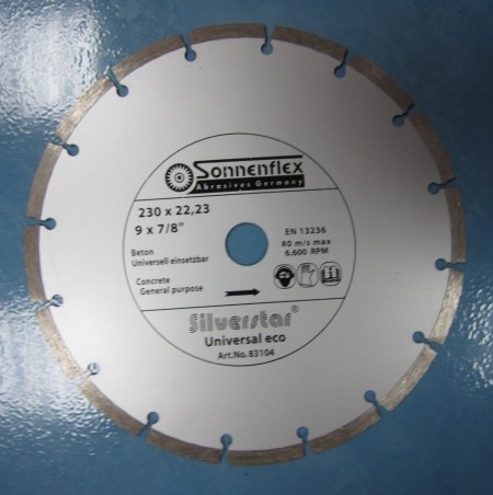 Disc diamantat cu segmente 180 x 22.23 mm x 2.3 x 7 (83103)