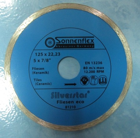 Disc diamantat continuu 115 x 2 x 5 x 22.23 mm Eco (81209)